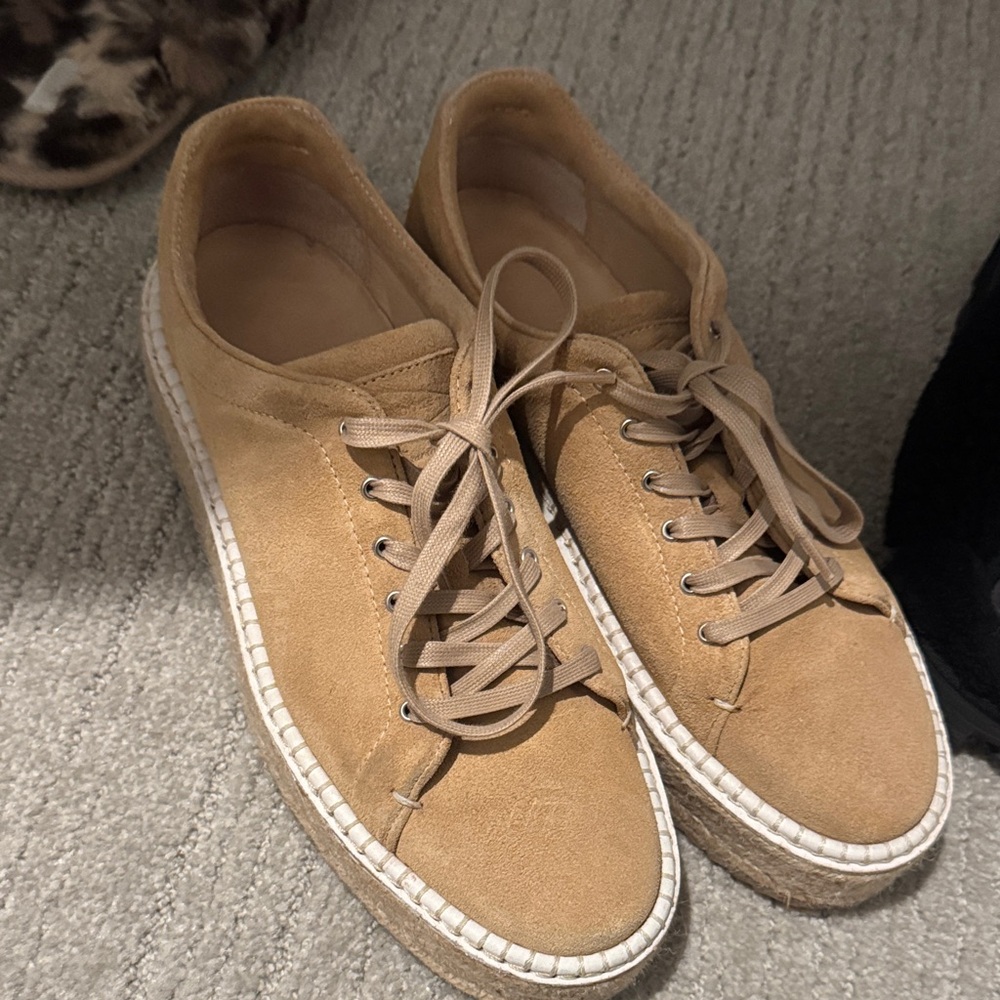 rag & bone Tan Suede Sneakers
